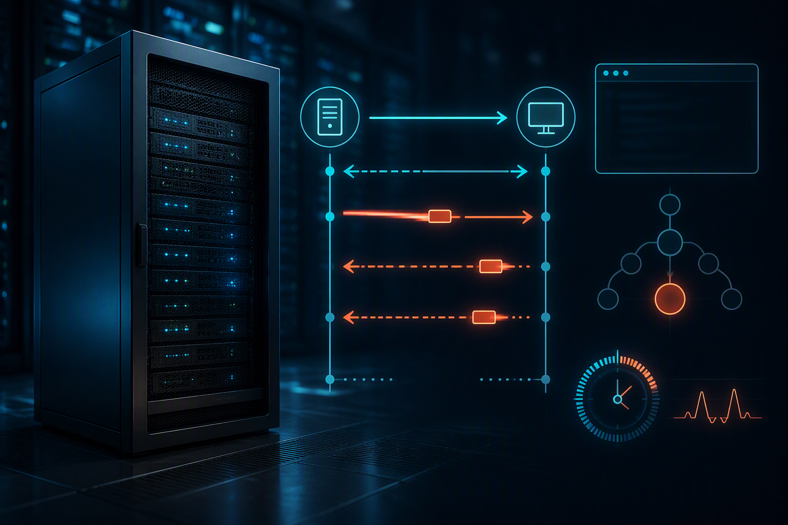 Linux服务器LAST_ACK连接状态与TCP重传排查示意图