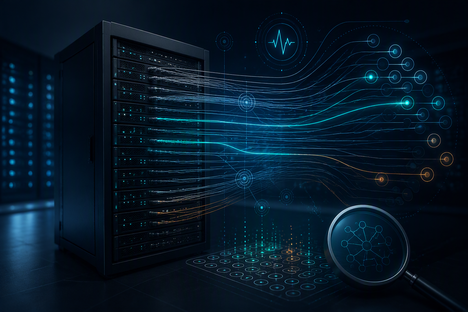 Linux server with active and idle ESTABLISHED TCP connections