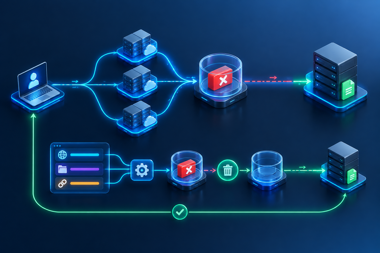 CDN edge nodes serving a cached 404 while the origin file is available